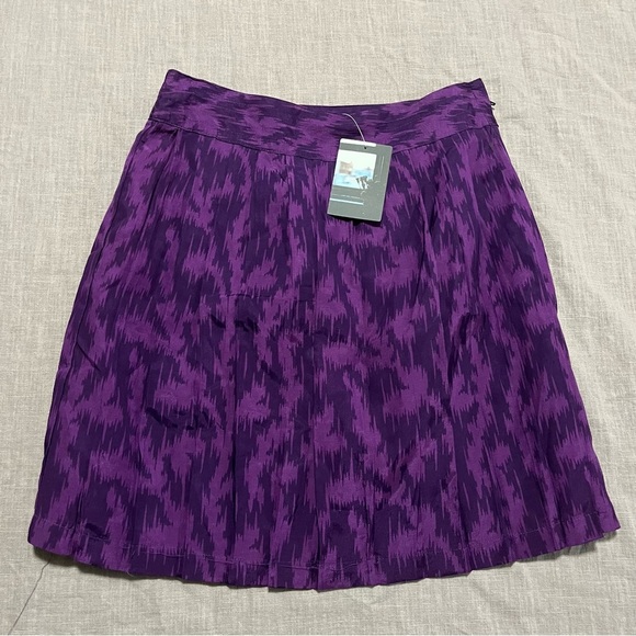 Kimchi Blue Purple Pleated A-Line Mini Skirt Urban Outfitters Romantic femme - Picture 3 of 8